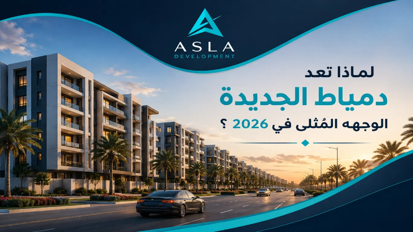  لماذا تعد دمياط الجديدة الوجهه المُثلى في 2026 ؟